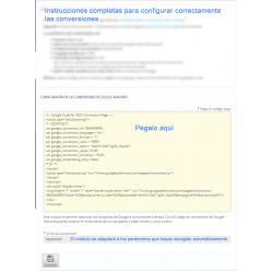 Conversiones de Google Adwords para Prestashop
