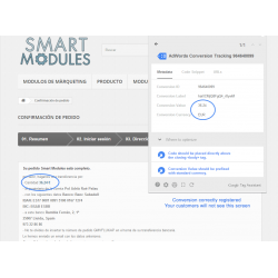 Conversiones de Google Adwords para Prestashop